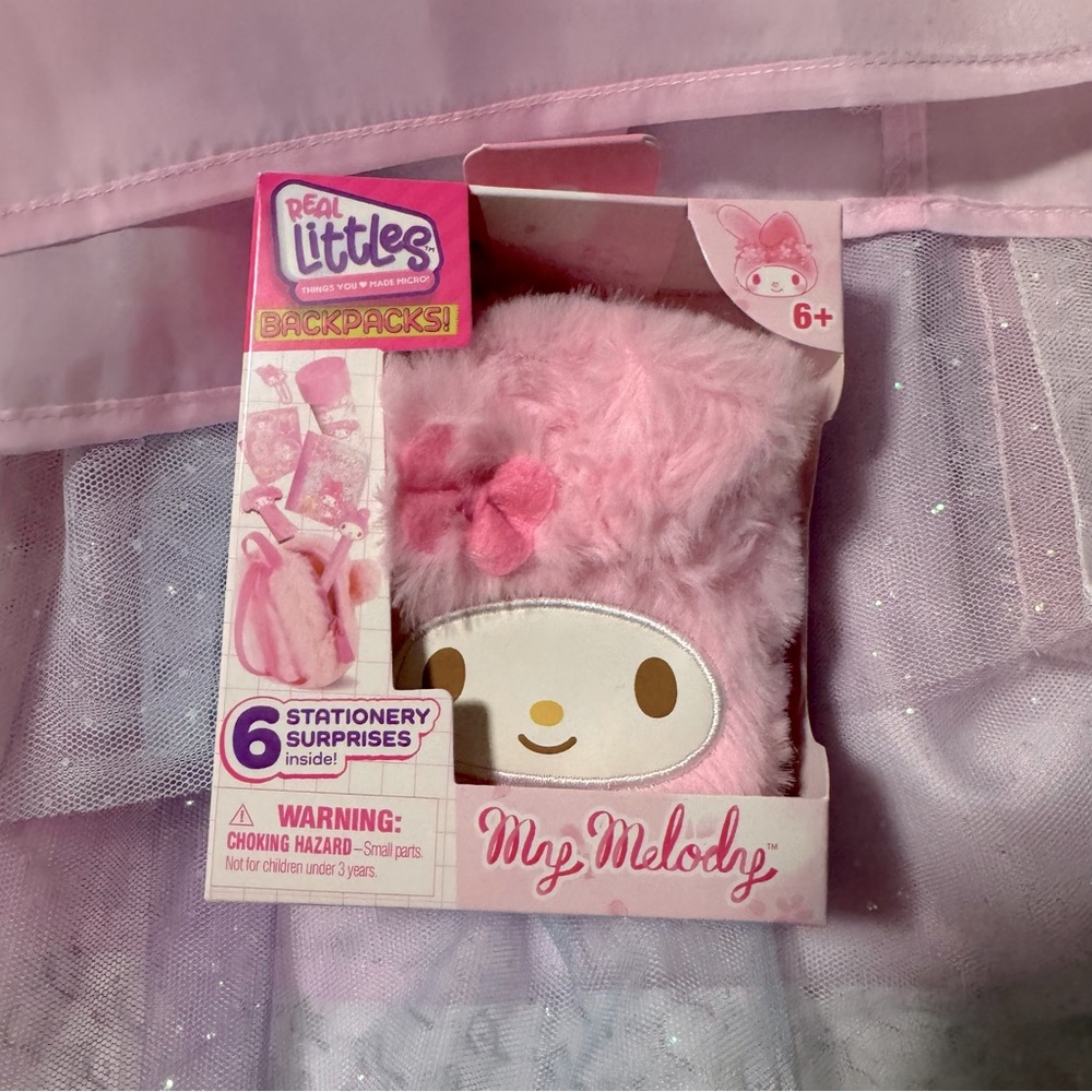 Real Littles Rare My Melody mini backpacks metallic sanrio limited edition toy